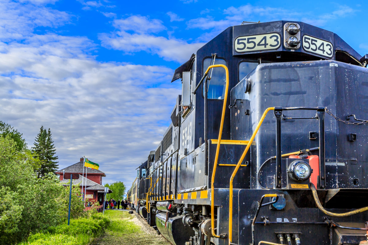 Wheatland Express Excursion Train at Cudworth, SK on June 2nd, 2018